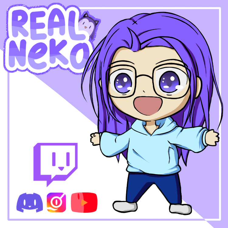 Chibi Neko with social links