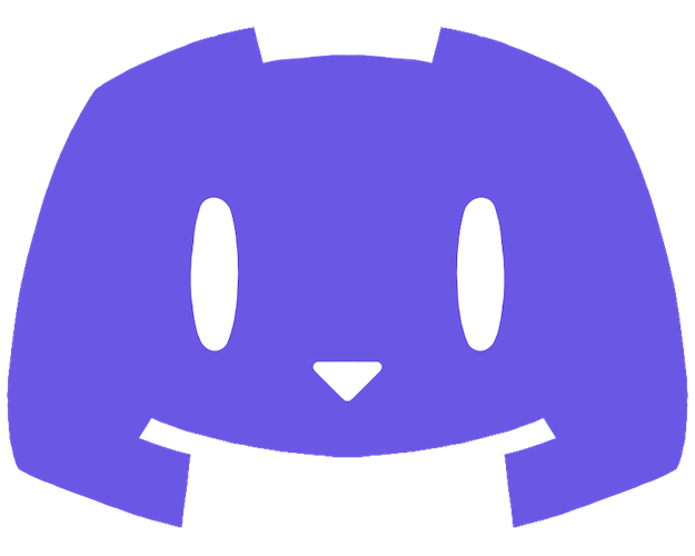 Discord logo with a Neko face