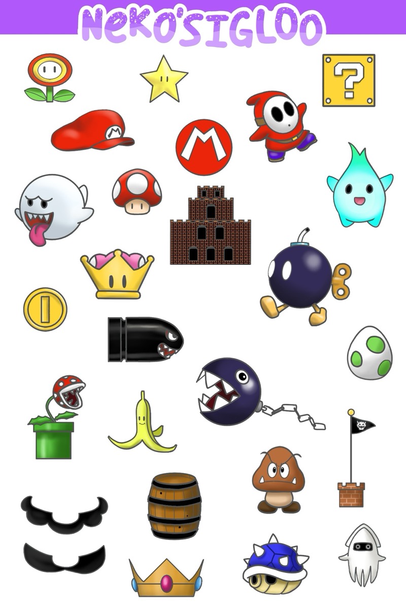 Mario stickers