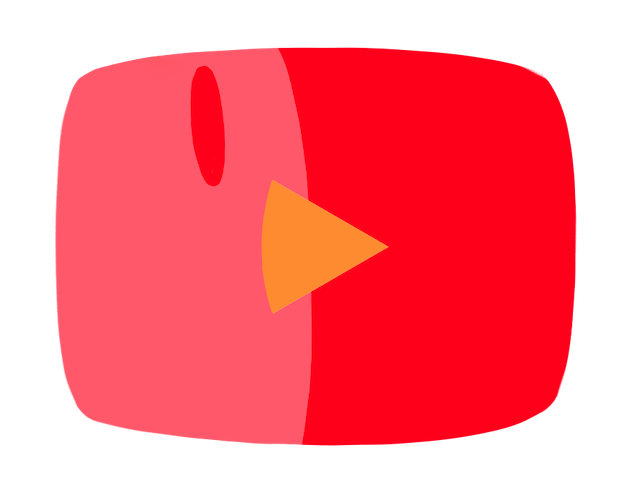 YouTube logo with a Neko face